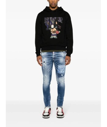 Paint Splatter Distressed Skinny Jeans chez Cornerstreet bien 