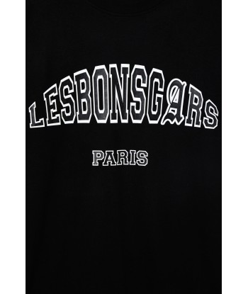 T-Shirt LES BONS GARS Logo College Noir Venez acheter