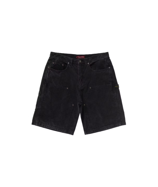 Short Double Knee SUPREME Black de technologie