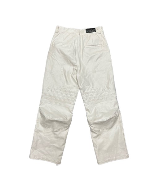 QAOS® Leather Pants QUIROZ in White l'achat 