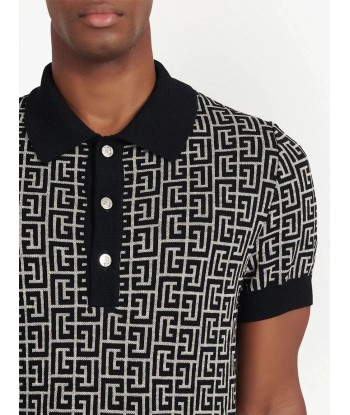 PB Monogram Jacquard Polo Shirt shop