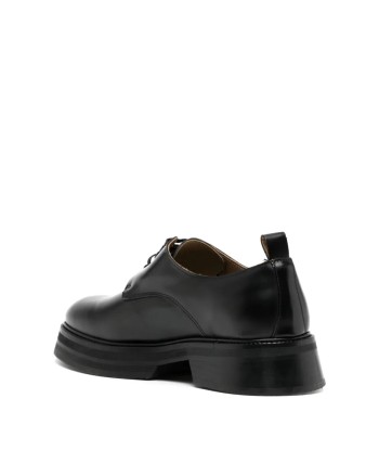 Officer Chunky Leather Derby Shoes pas cher 