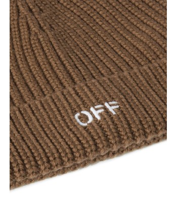 Off Stamp Virgin Wool Beanie Hat chez Cornerstreet bien 