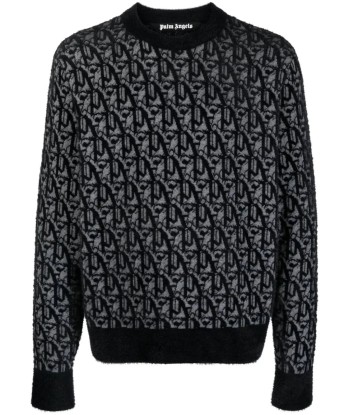 Monogram Jacquard Knitted Jumper de technologie