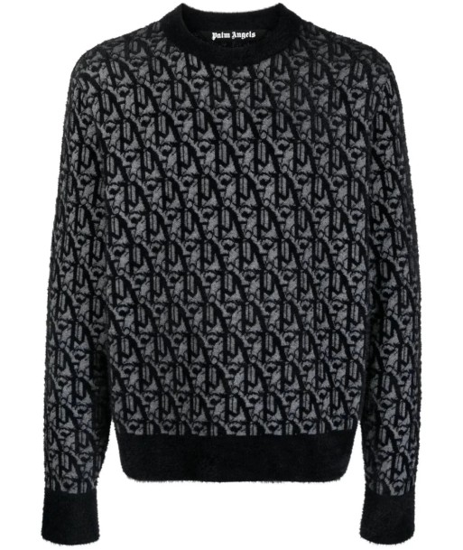 Monogram Jacquard Knitted Jumper de technologie