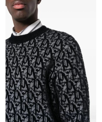 Monogram Jacquard Knitted Jumper de technologie