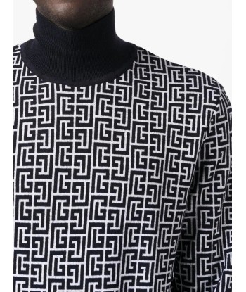 Monogram Intarsia Roll Neck Jumper Par le système avancé 