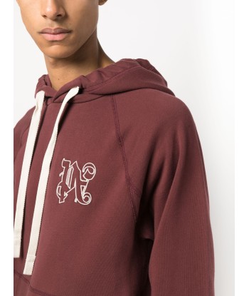 Monogram Embroidered Cotton Hoodie votre