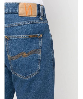 Mid Rise Straight Leg Jeans soldes