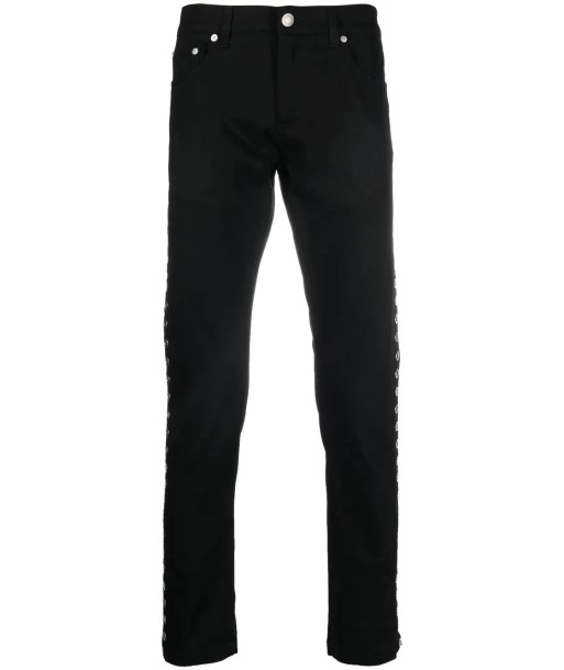 Mid Rise Skinny Jeans le des métaux précieux