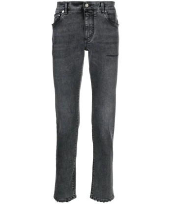 Stonewashed Slim Fit Jeans commande en ligne