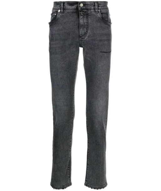 Stonewashed Slim Fit Jeans commande en ligne