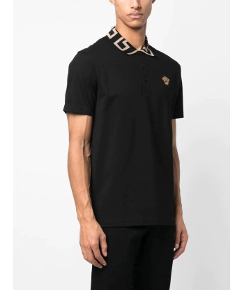 Medusa Head Motif Polo Shirt prix