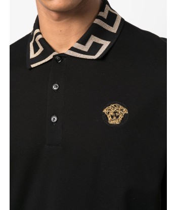 Medusa Head Motif Polo Shirt prix