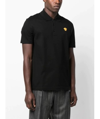 Medusa Embroidered Polo Shirt sur le site 