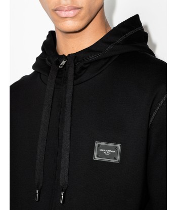 Logo Tag Zip Up Hoodie prix