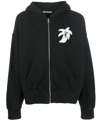 Logo Print Zip Up Hoodie de votre