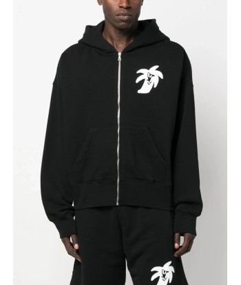 Logo Print Zip Up Hoodie de votre