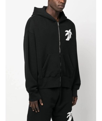 Logo Print Zip Up Hoodie de votre