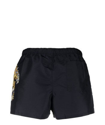 Logo Print Swim Shorts les muscles