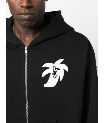 Logo Print Zip Up Hoodie de votre