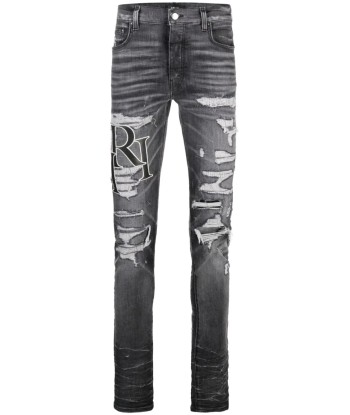 Logo Print Ripped Skinny Jeans sélection de produits