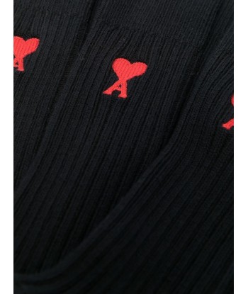 Logo Print Ribbed Three Pack Socks les muscles