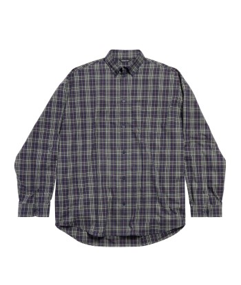 Logo Print Plaid Cotton Shirt en ligne