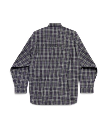 Logo Print Plaid Cotton Shirt en ligne