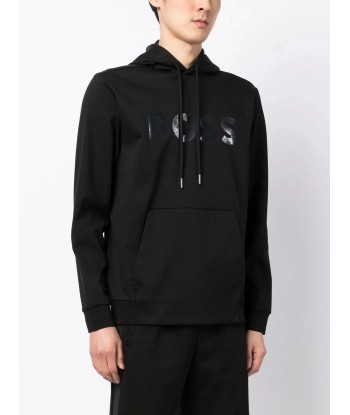 Logo Print Long Sleeve Hoodie 50-70% off 