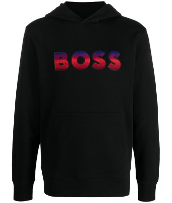 Logo Print Gradient Effect Hoodie en linge