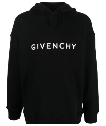 Logo Print Drawstring Hoodie offre 