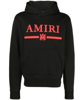 Logo Print Cotton Hoodie Dans la société mordern