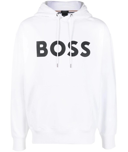 Logo Print Cotton Hoodie de la marque