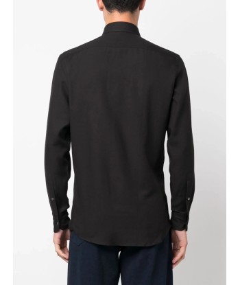 Spread Collar Cotton Cashmere Shirt de l' environnement