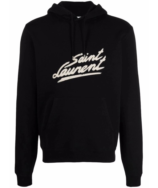 Logo Print Cotton Hoodie en linge