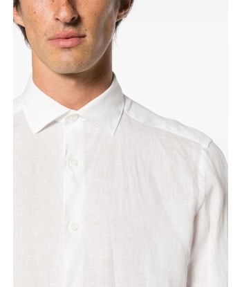 Spread Collar Linen Shirt Le MVP de beaucoup