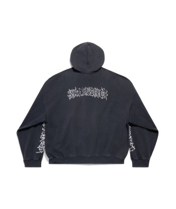 Logo Print Cotton Hoodie Venez découvrir notre 