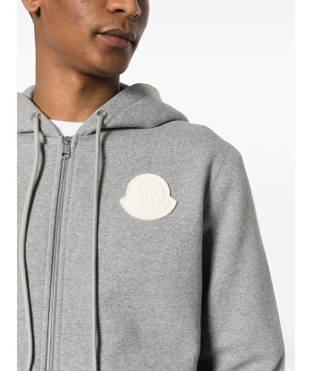 Logo Patch Zip Up Hoodie en ligne