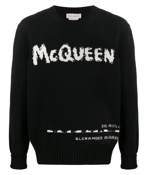 Logo Intarsia Crew Neck Jumper pas cher chine