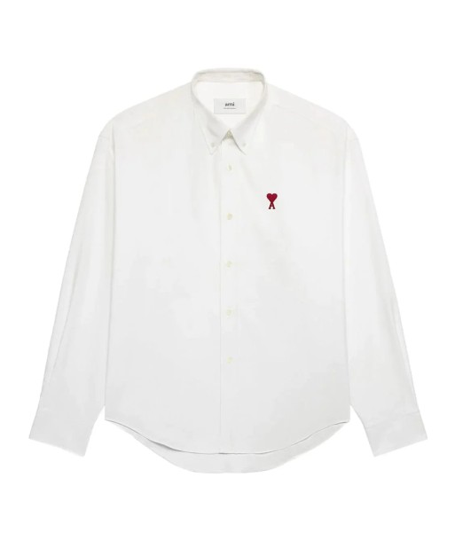 Logo Embroidered Poplin Shirt du meilleur 