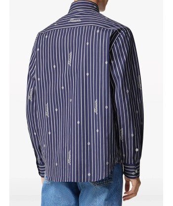 Logo Embroidered Striped Shirt 50% de réduction en Octobre 2024