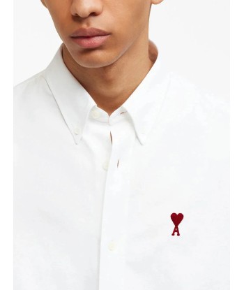 Logo Embroidered Poplin Shirt du meilleur 