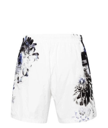 Logo Embroidered Graphic Print Swim Shorts de la marque