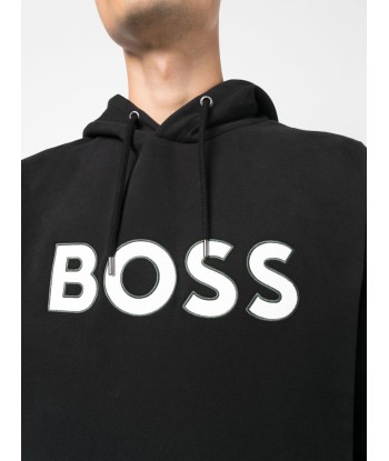 Logo Embroidered Drawstring Hoodie ou a consommer sur place