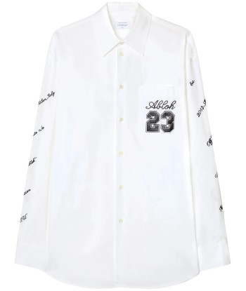 Logo Embroidered Cotton Shirt Par le système avancé 