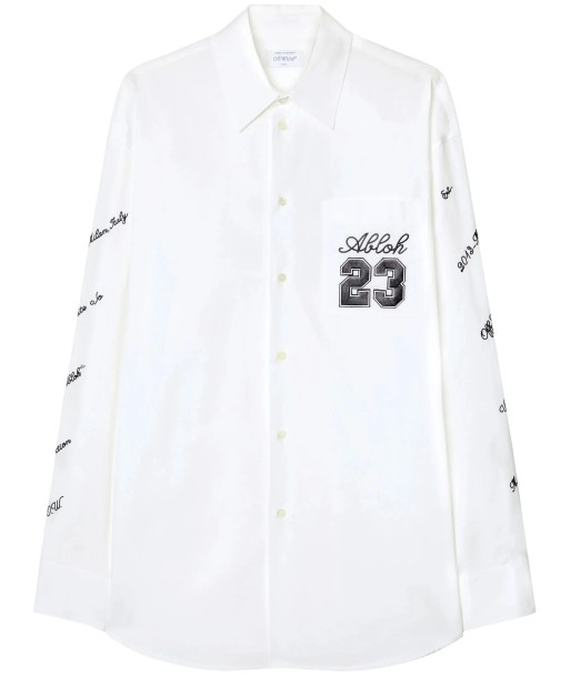 Logo Embroidered Cotton Shirt Par le système avancé 