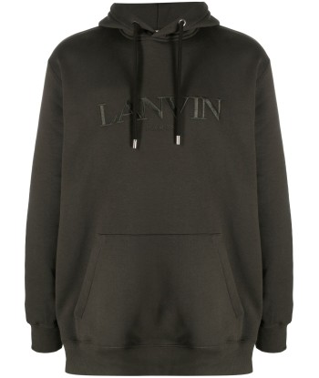 Logo Embroidered Cotton Hoodie sélection de produits