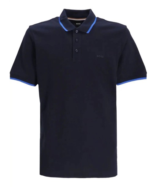 Logo Embossed Cotton Polo Shirt livraison gratuite