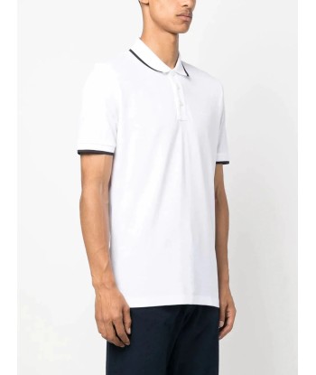 Logo Embossed Cotton Polo Shirt Venez découvrir notre 